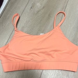 NWOT - pale orange sports bra